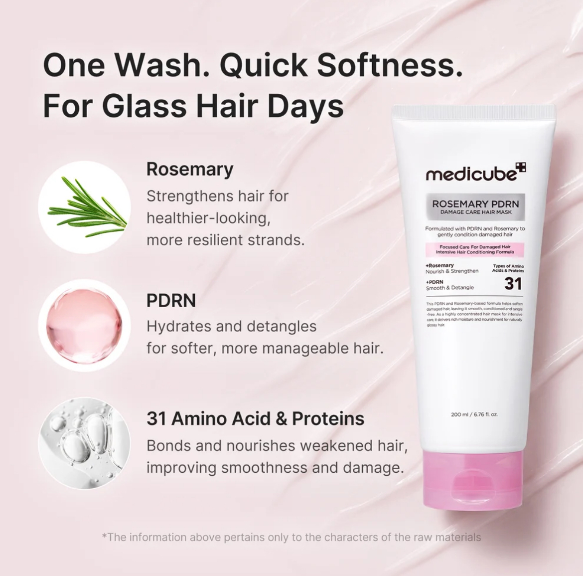 Medicube Rosemary PDRN Damage Care Hair Mask
