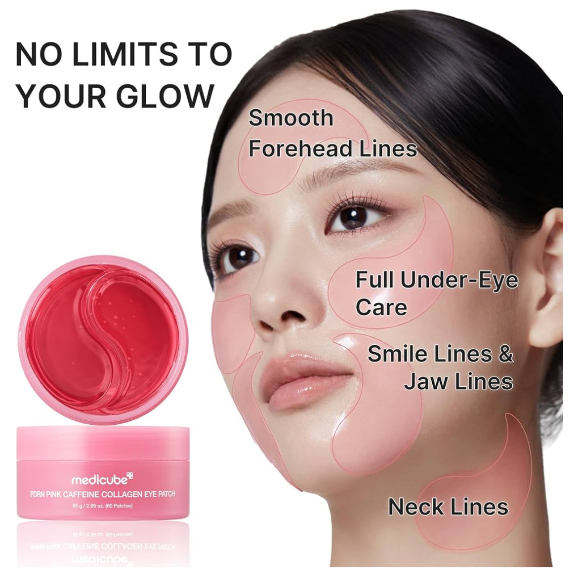 medicube PDRN Pink Caffeine Collagen Eye Patch