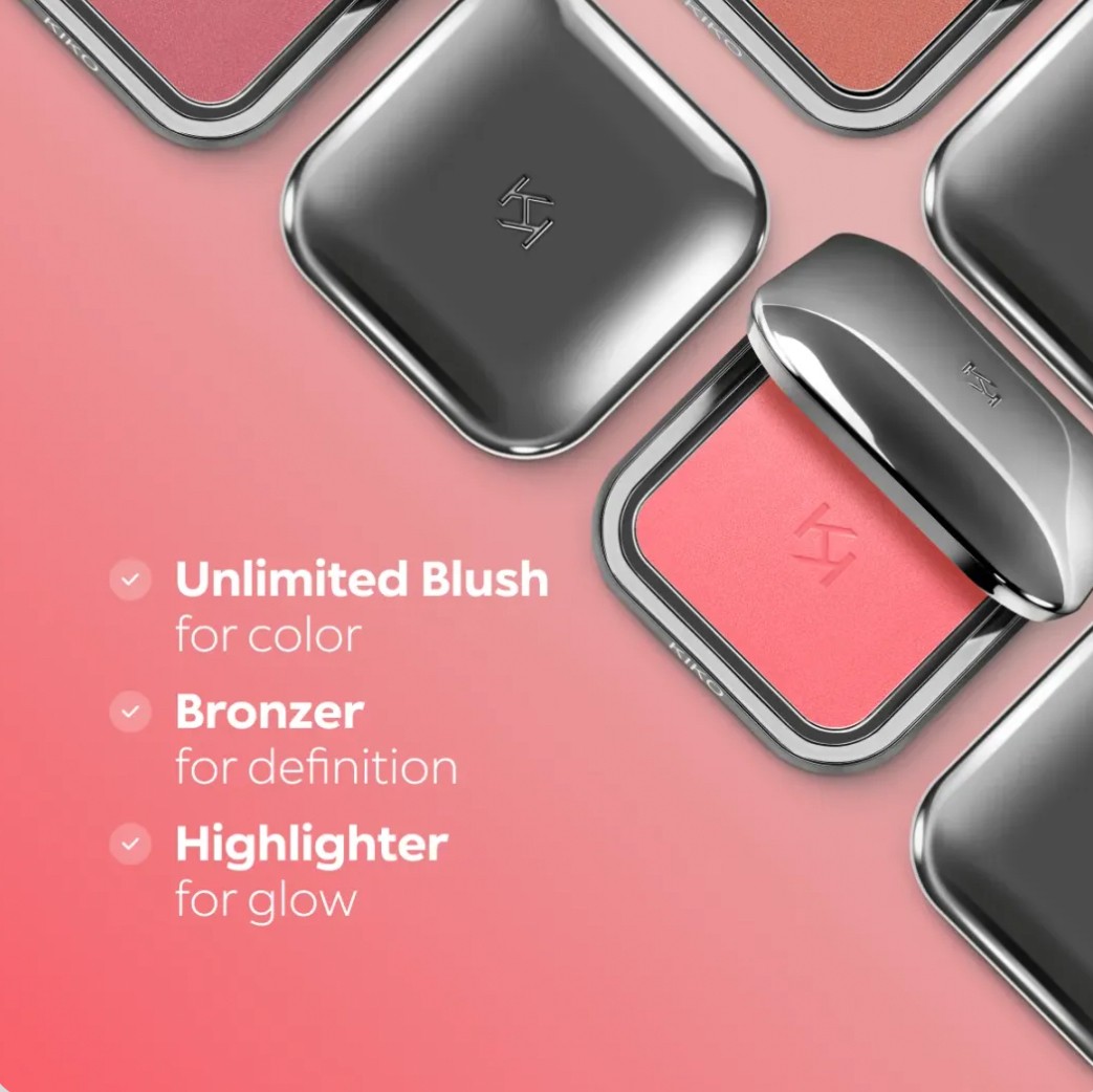 Unlimited Blush - 01 Coral Rose | KIKO