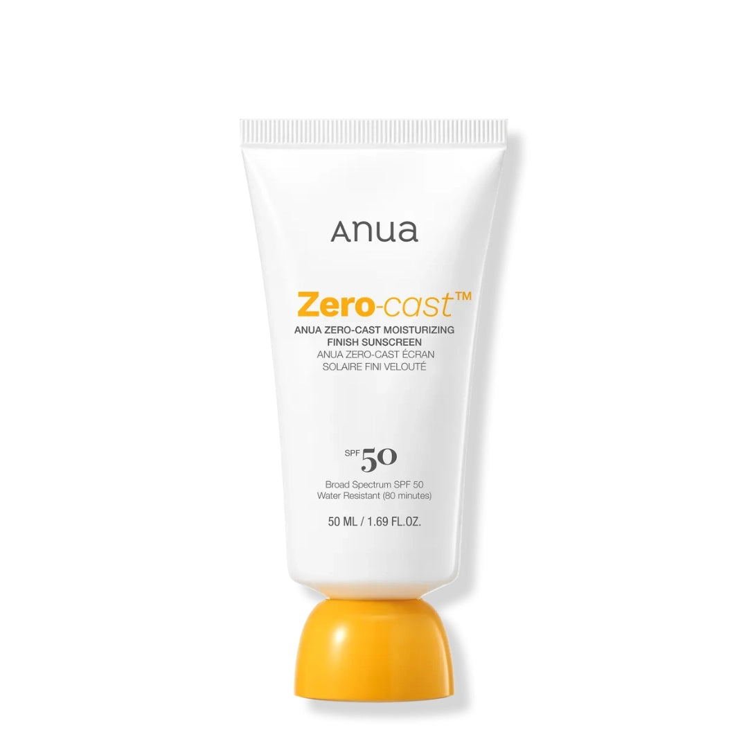 Anua Zero-Cast Moisturizing Finish Sunscreen SPF 50