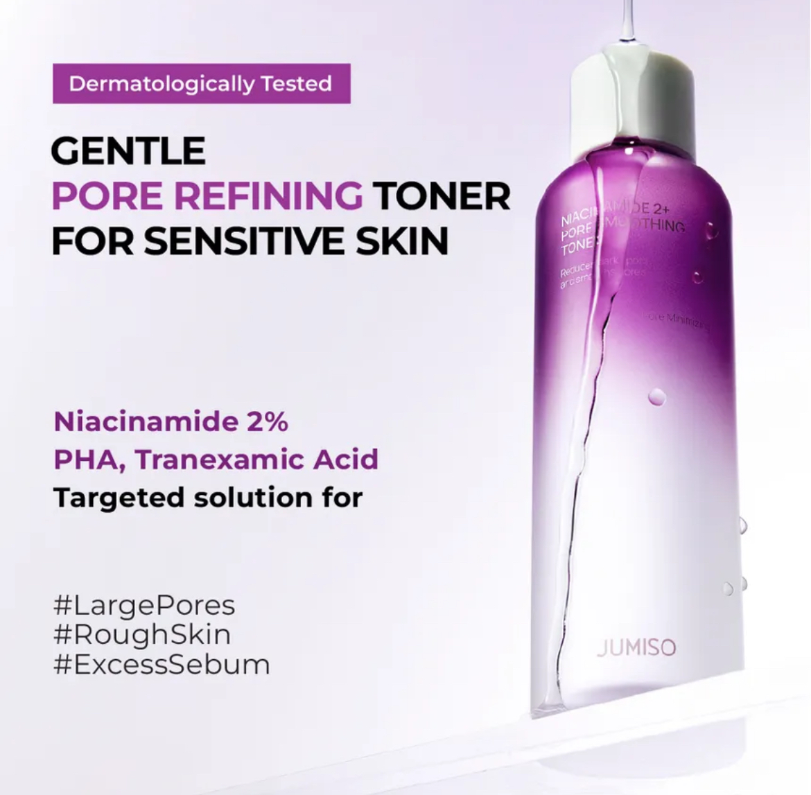 JUMISO Niacinamide 2+ Pore Smoothing Toner