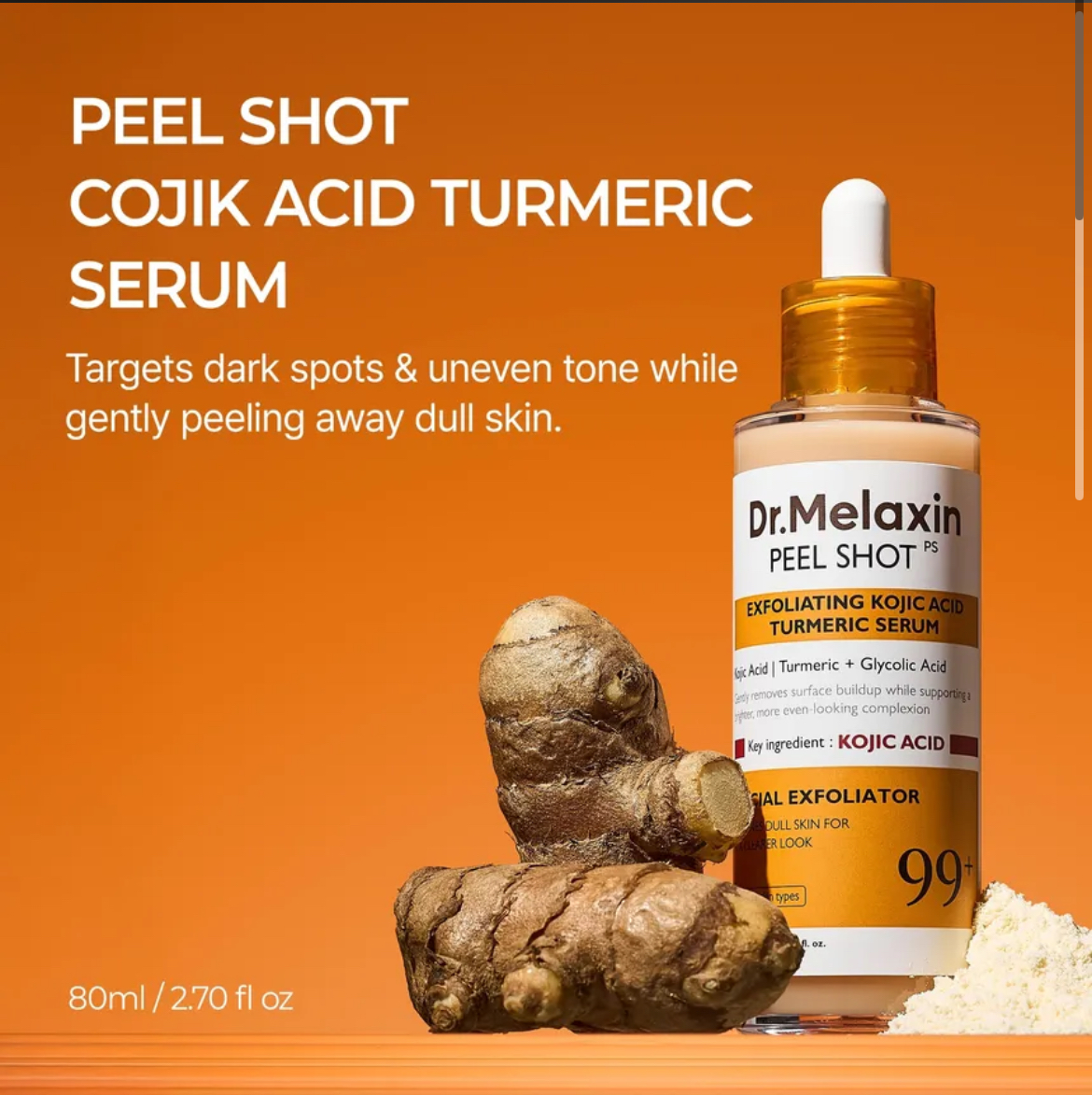 Dr.Melaxin Peel Shot Exfoliating Kojic Acid Turmeric Serum