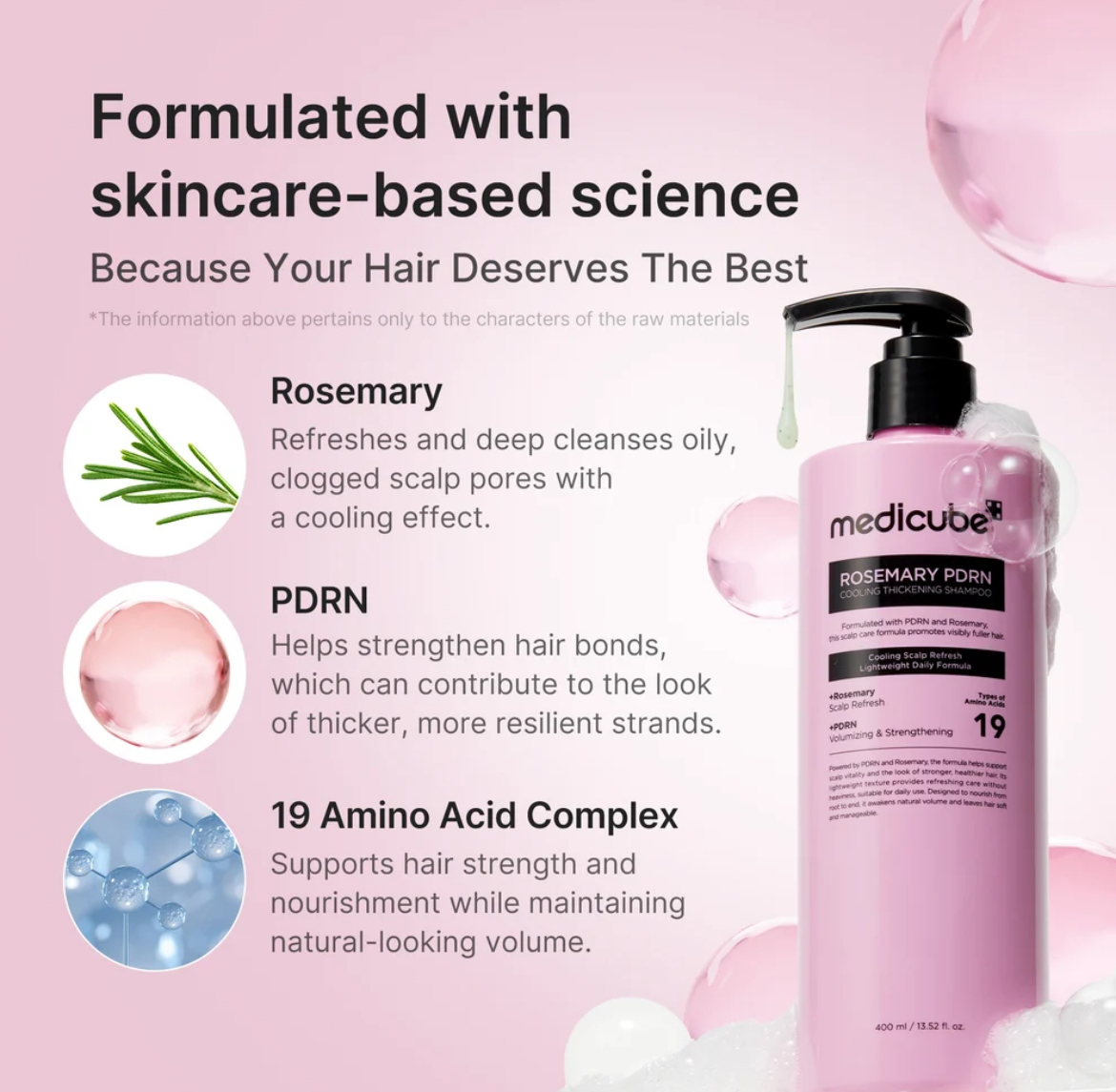 Medicube Rosemary PDRN  Shampoo