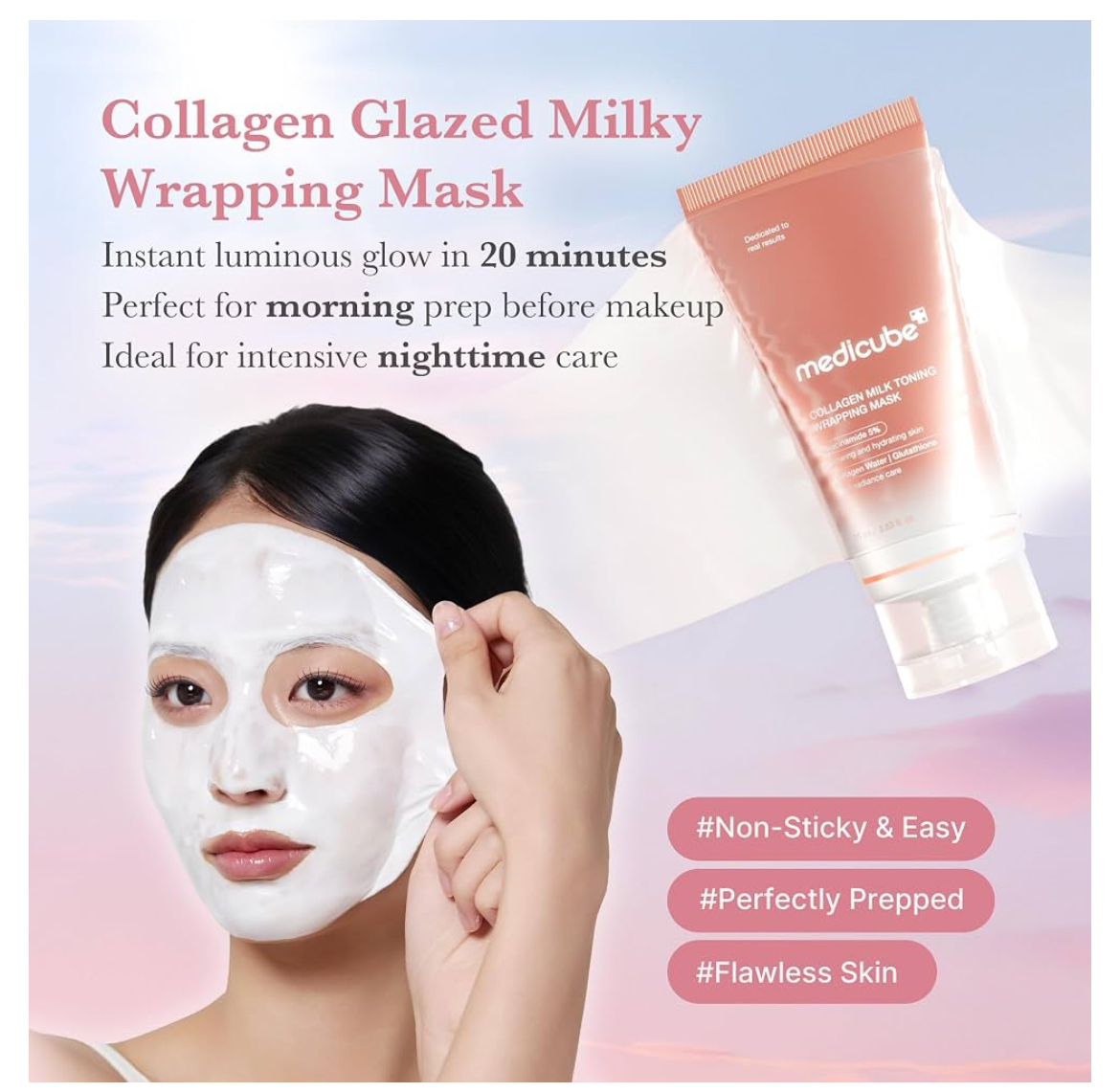 Medicube Collagen Milk Toning Wrapping Mask