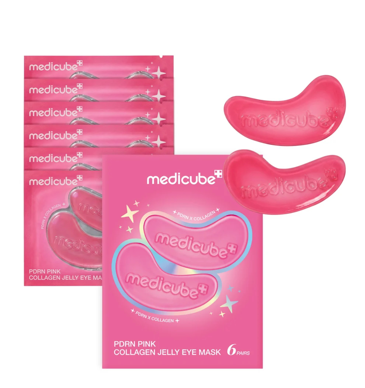 medicube PDRN Pink Collagen Jelly Eye Mask 6 pairs