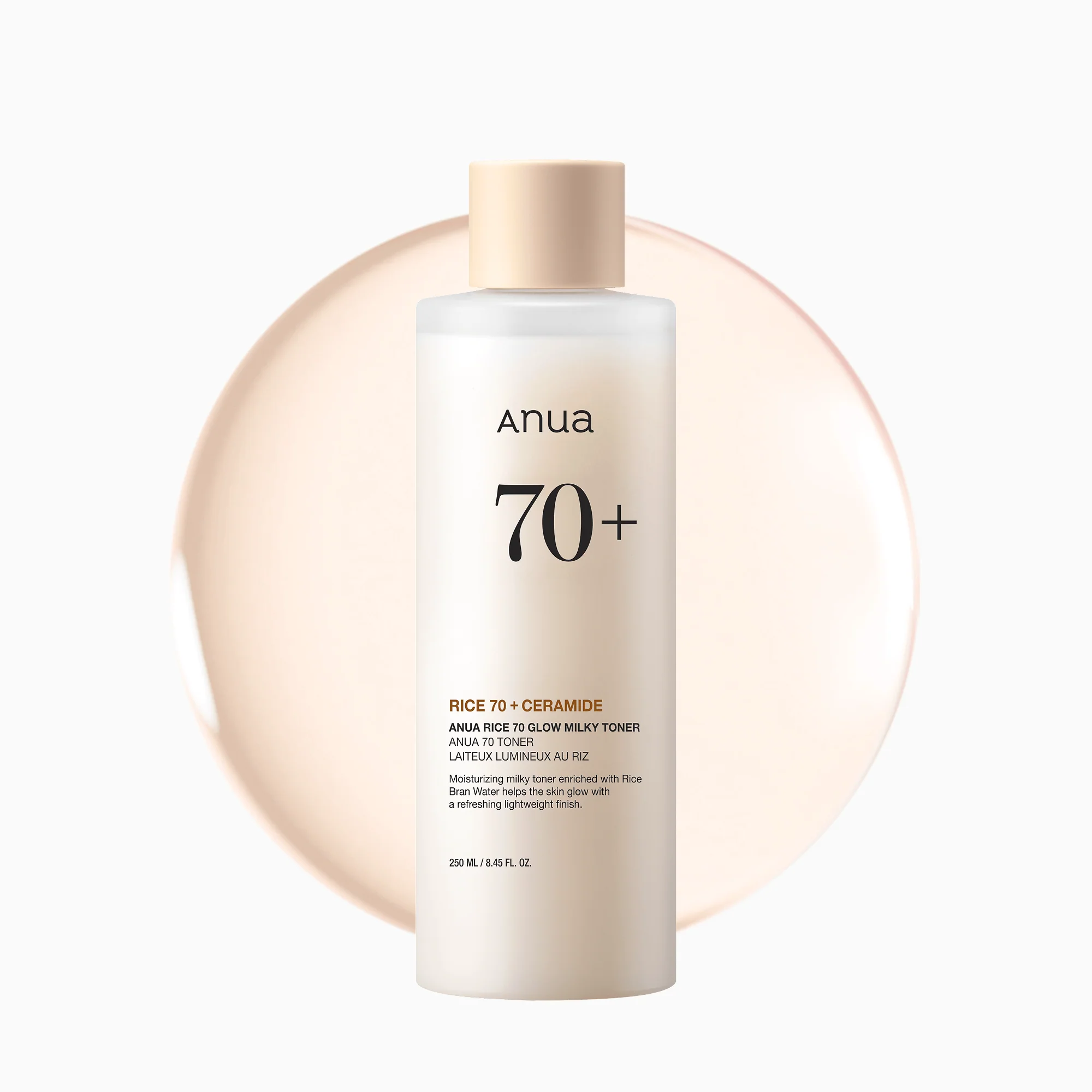 Anua Rice 70 + Ceramide Glow Milky Toner