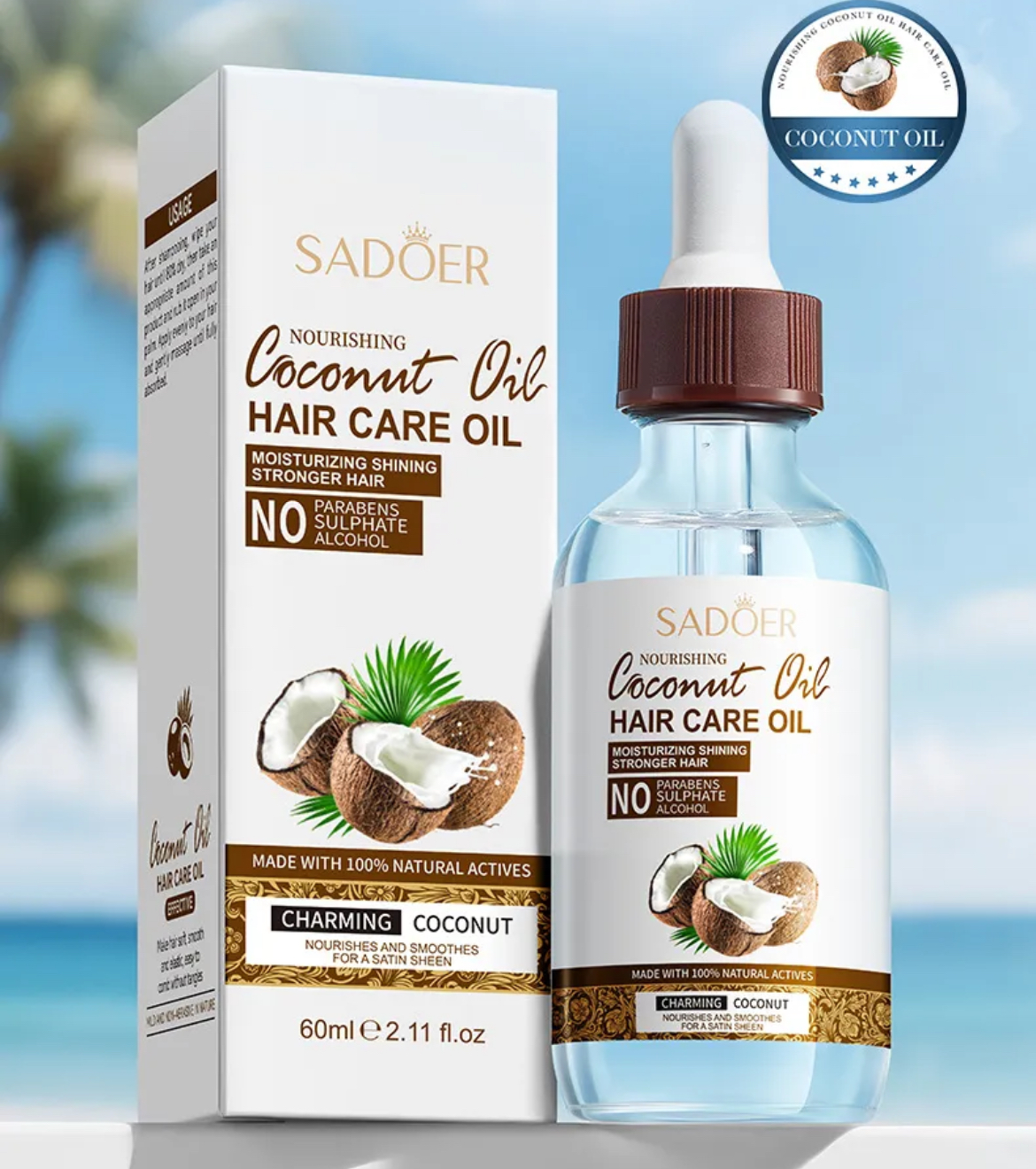 SADOER Coconut Oil Hair Care Oil