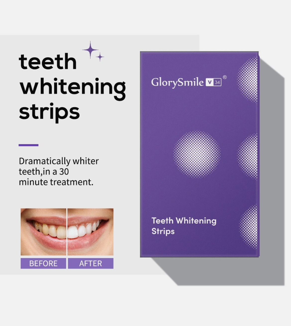 Hismile V34 Whitening Strips