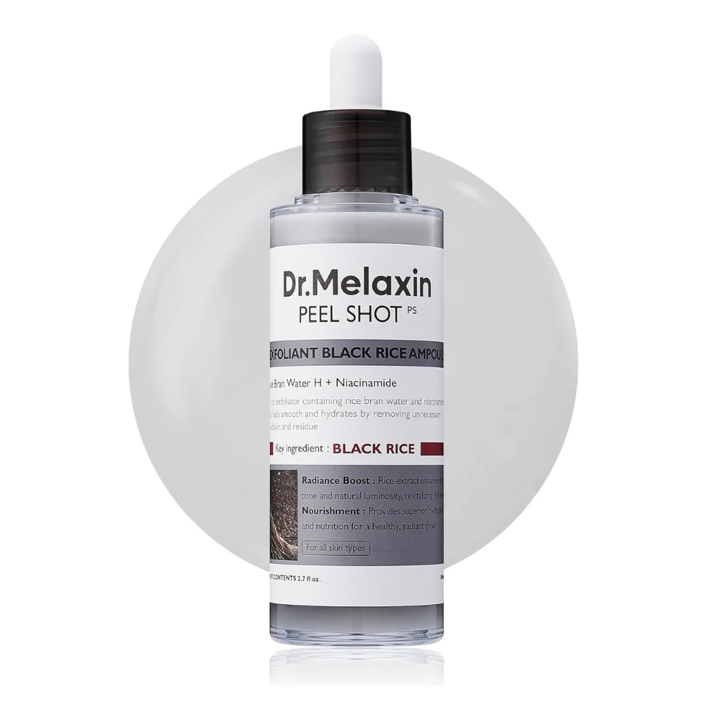 Dr. Melaxin Peel Shot PS Exfoliating Black Rice Ampoule