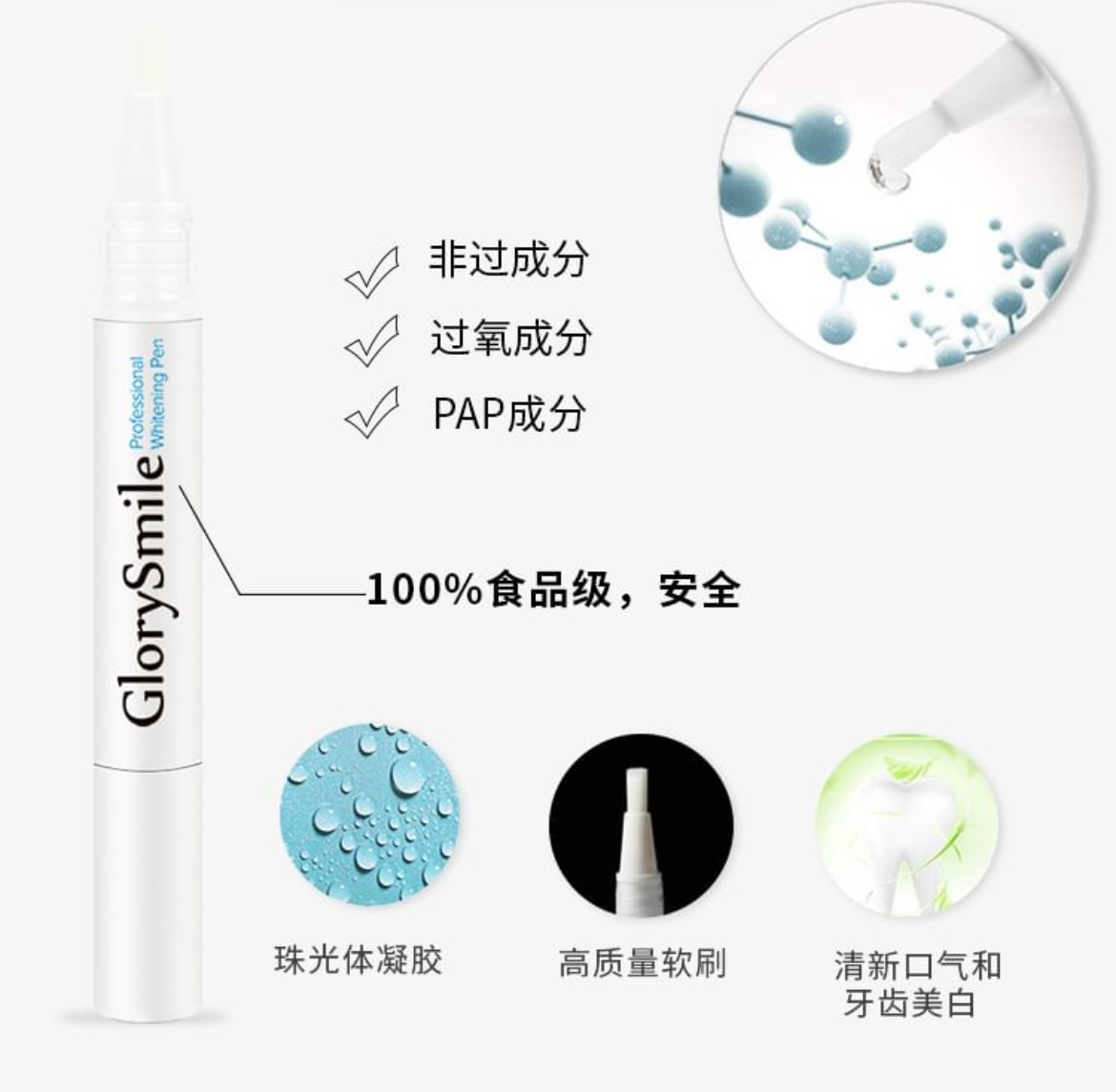 GlorySmile Gel Teeth Whitening Pen