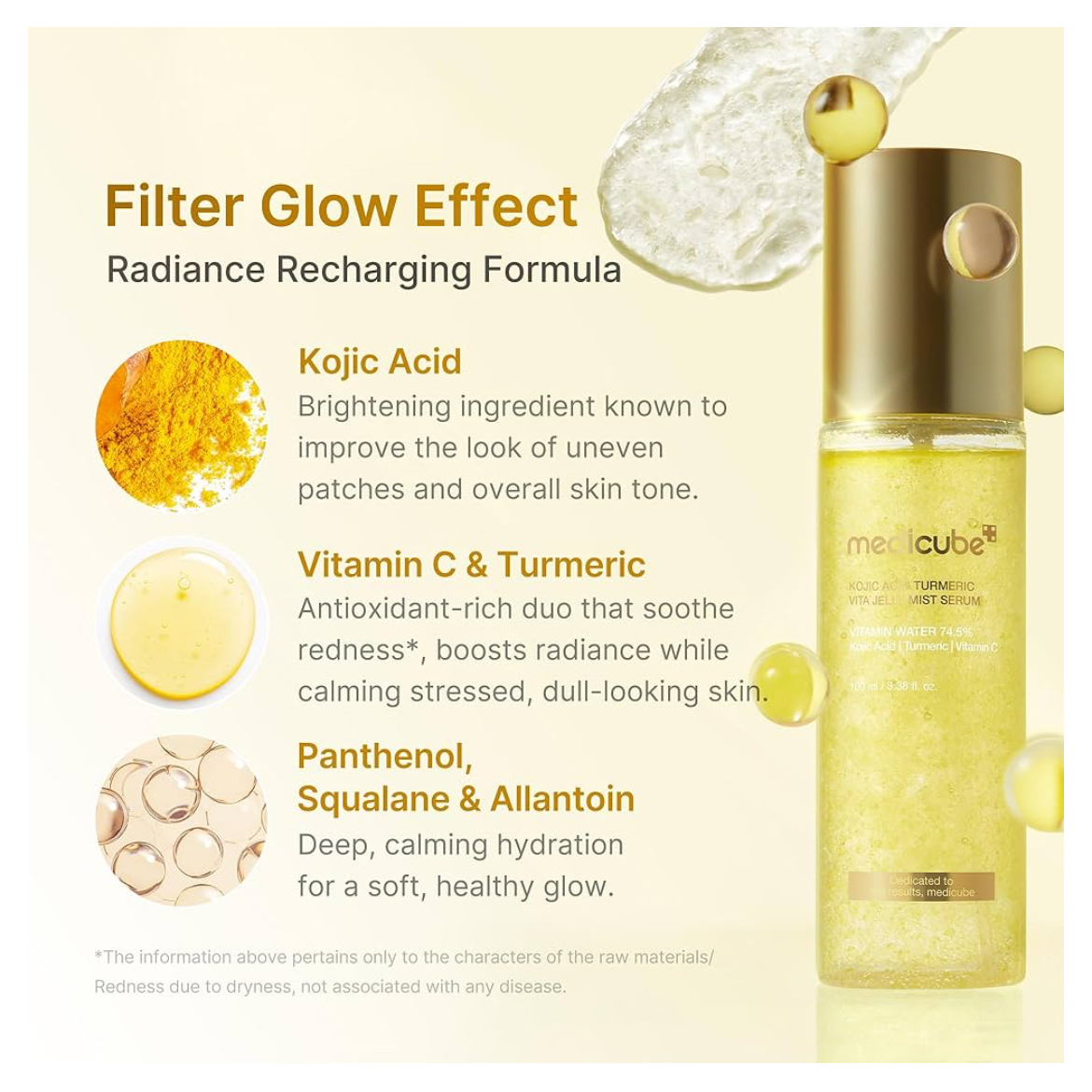 Medicube Kojic Acid Turmeric Vita  Jelly Mist serum