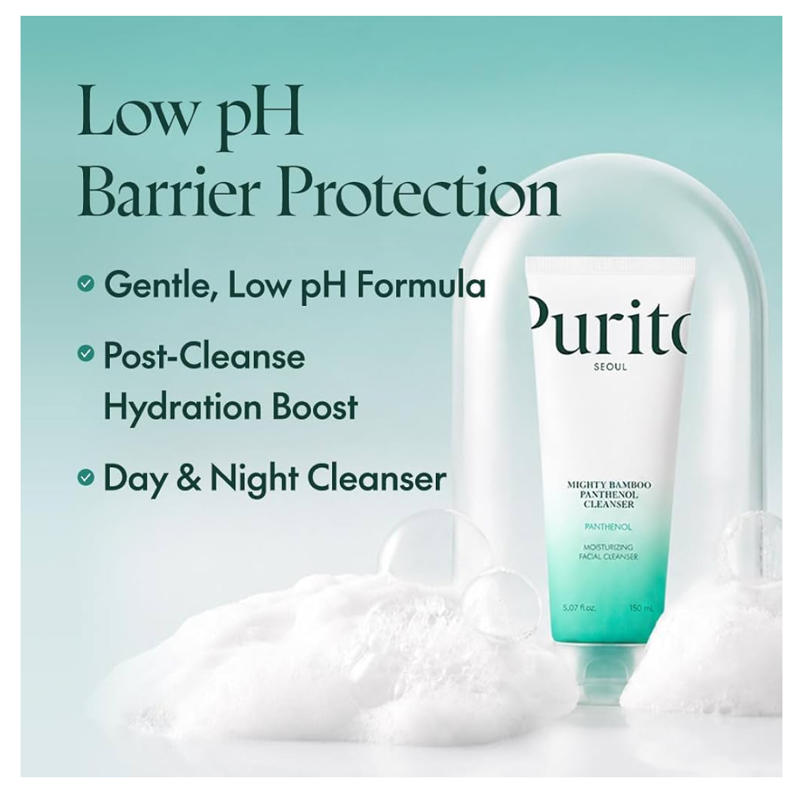 Purito SEOUL Mighty Bamboo Panthenol Cleanser