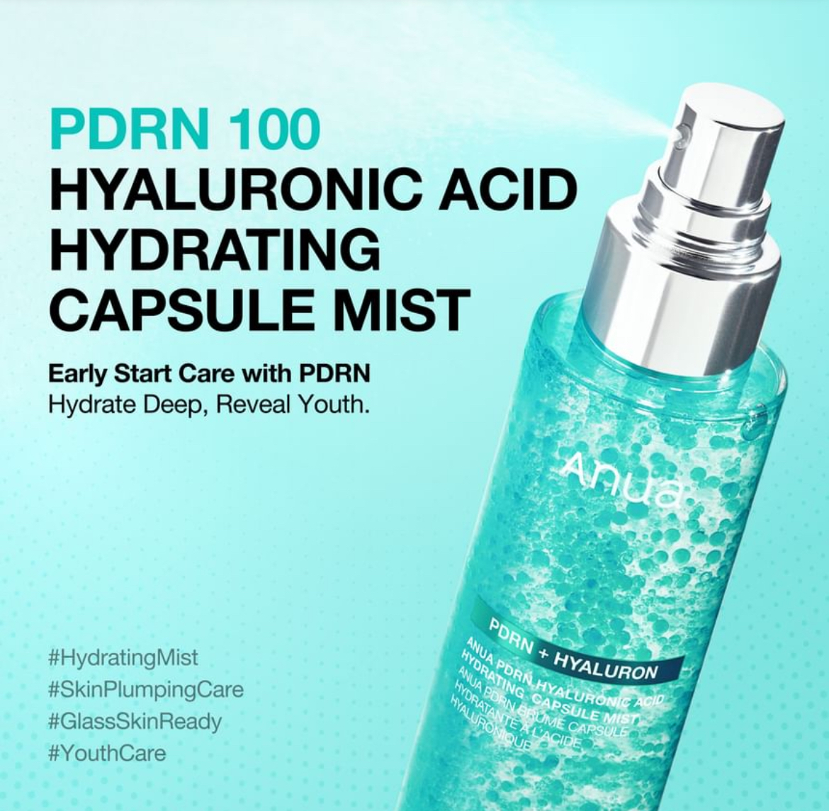 Anua PDRN + Hyaluron Hydrating Capsule Mist
