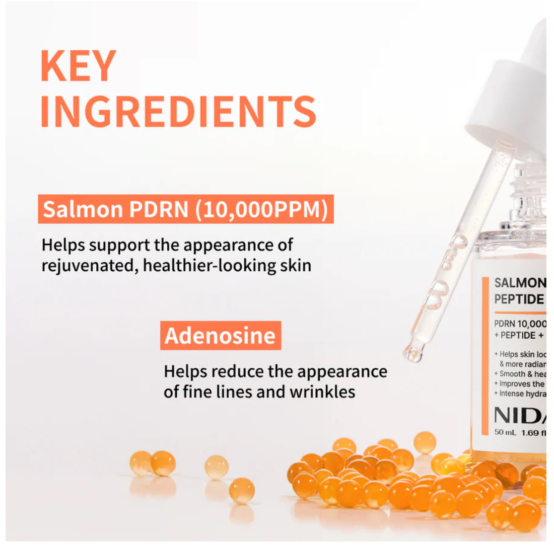 NIDA Salmon PDRN Peptide Serum