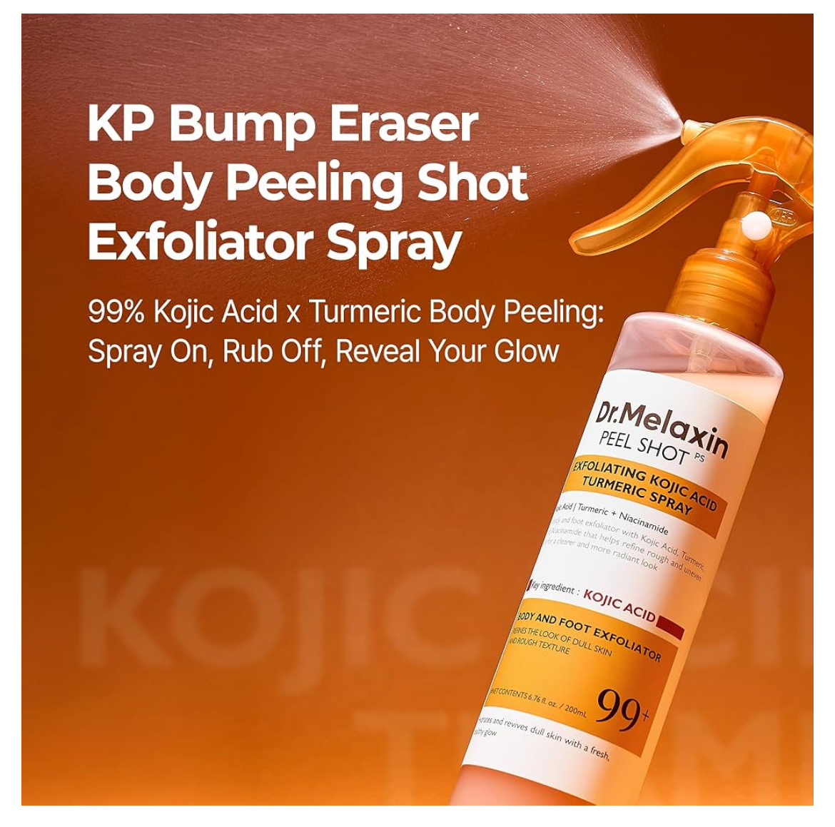 Dr.Melaxin Peel Shot Exfoliating Kojic Acid Turmeric Spray
