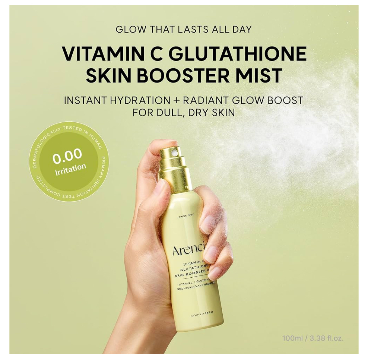 Arencia Vitamin C Glutathione Skin Booster Mist