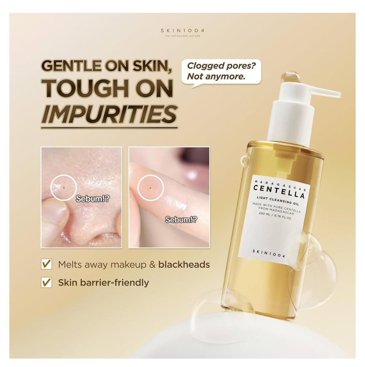 SKIN1004 Madagascar Centella Light Cleansing Oil