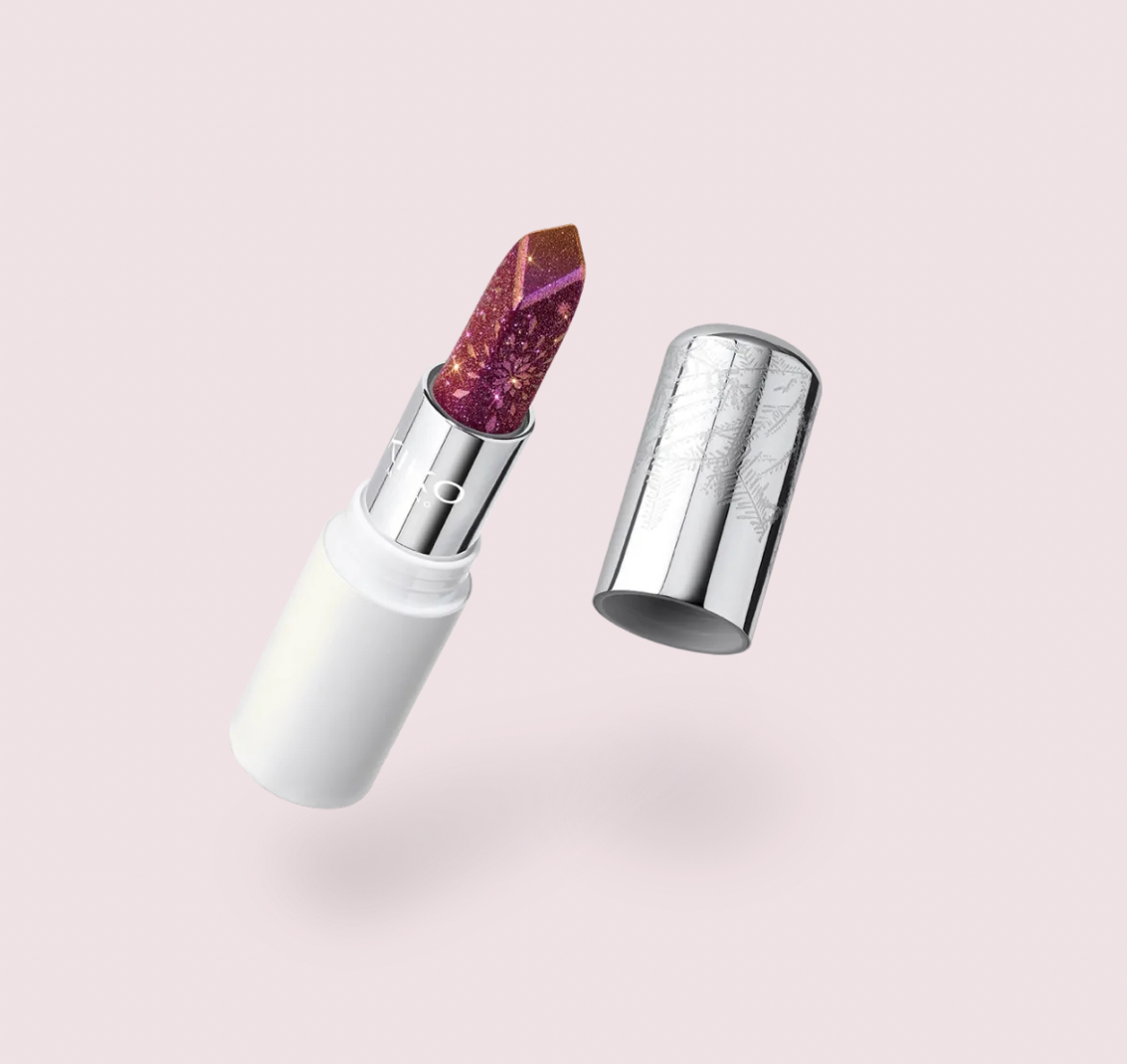 KIKO | Snow Kissed Holiday Sparkly Peaks Lipstick - 04 Cranberry Crystals