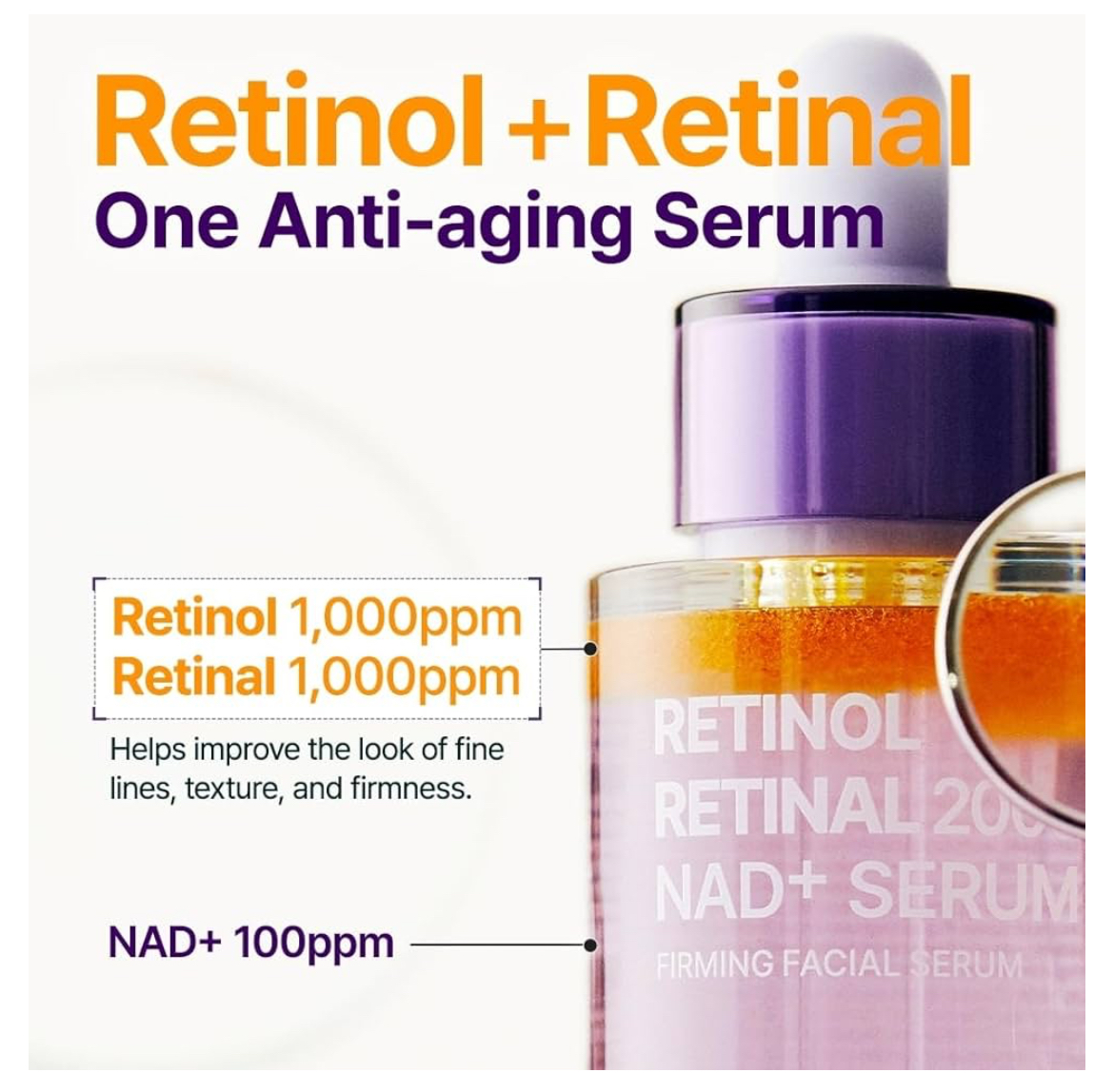 Purito Retinol Retinal 2000 NAD+ Serum